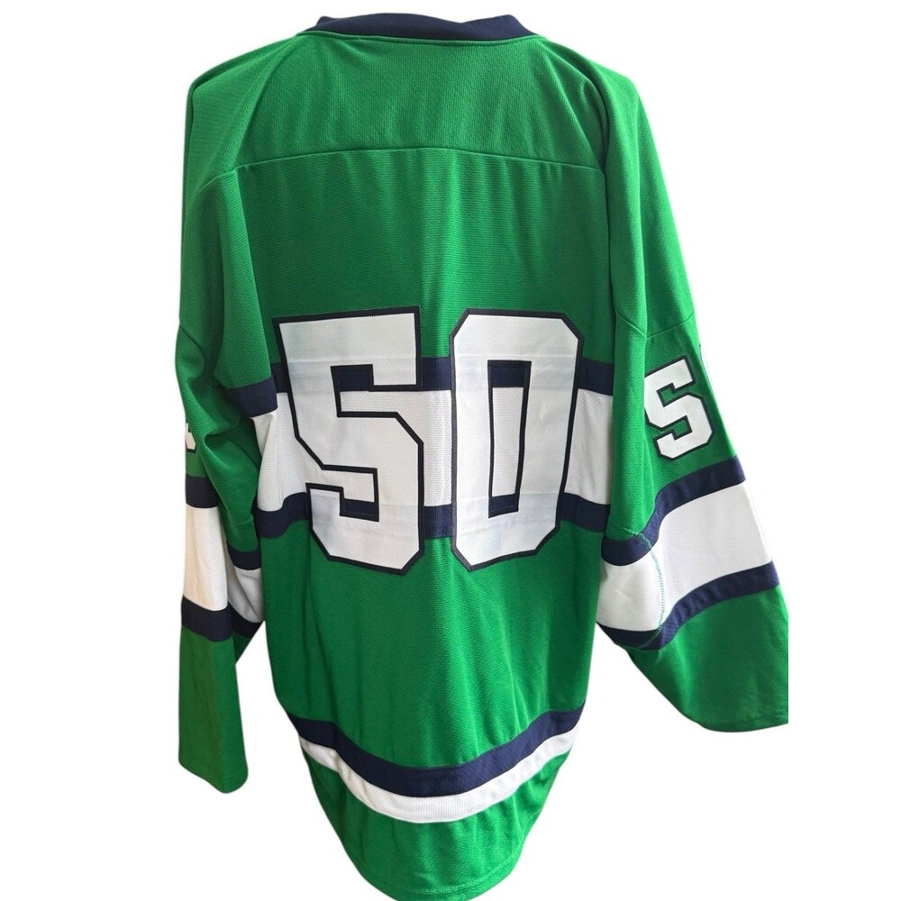 Notre Dame Fighting Irish Hockey Jersey Mens Extra Large XL #50 Athletic Knit - Picture 2 of 5